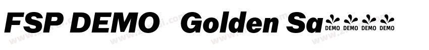 FSP DEMO   Golden Sa字体转换